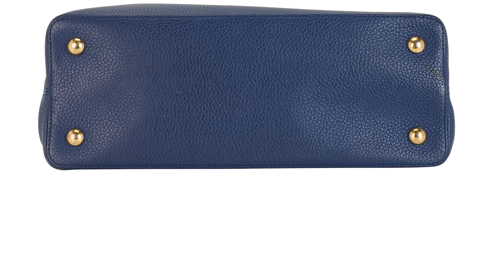 GM Capucines Bag, &pound;1,600, Handbags, Blue, Leather, Top view